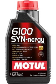 Resim SkyGOO Motul 6100 SYN-Nergy 5W-40 1 Lt Dizel Benzinli Motor Yağı 827927 