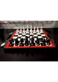 Resim Kutulu Çantalı Satranç Takımı Plastik Chess Oyun Seti 