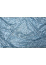 Resim Damaks Mavi Hazır Dikilmiş Pileli Fon Perde 75x260 Cm 