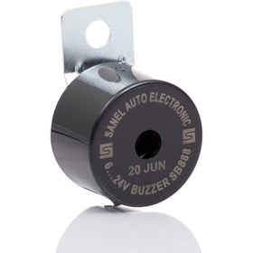 Resim Sanel Iç Mekan Buzzer 6-24 Volt Uyumlu Fasıllı Ses Ikazı Sb888 