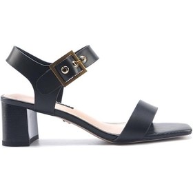 Resim Nine West Gella 5fx Siyah Kadın Topuklu Sandalet 000000000101928821 Siyah 