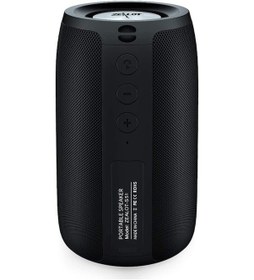 Resim Siyah Taşınabilir Dışarıda Kullanıma Uygun 10w Bluetooth 5.0 Subwoofer Hoparlör Usb/aux, Su Geçirmez, 1500mah Batarya 