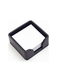 Resim Turgut Office Felix Deri Notluk Siyah 10x10cm 