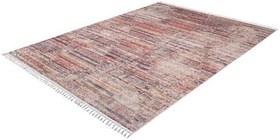 Resim Miasteczko Kırmızı Madalyon Modern Geometrik Etnik Desenli Boho Makinada Yıkanabilir Hav Toz Vermez Leke Tutmaz Kaymaz Taban Dijital Makine Baskı Halı Oturma Odası Salon Yolluk Koridor Mutfak Halısı 