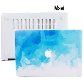 Resim Apple Uyumlu MacBook Air Kılıf 13 İnç Paint02 Eski Usb'li Model 2010-2017 A1369 A1466 İle MAVİ 