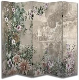 Resim Manzara Temalı Özel Tasarım Paravan Room Divider PRV1284, 180 x 180 