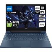 Resim HP Victus 16-R1021NT 9J223EAHMF2 i7-14700HX 16 GB 1 TB SSD RTX4070 16.1" Dos Dizüstü Bilgisayar 