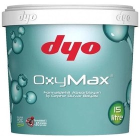 Resim Dyo Oxymax Antibakteriyel Saf Akrilik İç Cephe Boyası 15 Lt 1 Adet 
