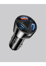 Resim 55w Pd Ve Quick Charge 3.0 Destekli Polygold Araç Şarj Adaptörü Çok Renkli 