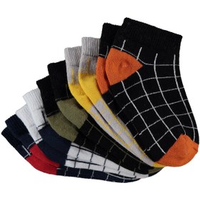 Resim Civil Boys Kareli 5'li 2-12 Yaş Erkek Çocuk Patik Çorap - Standart / 10-11 Yaş 