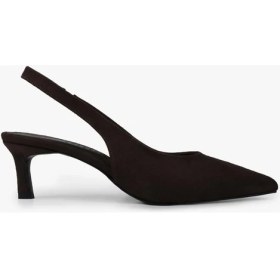 Resim Shoeberry Kadın Peta Acı Kahve Süet Stiletto 
