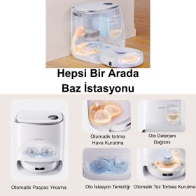 Resim Narwal Freo X Ultra Akıllı Robot Süpürge Beyaz,8.200PA Emiş Gücü 