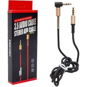 Resim 3.5 Mm Stereo L Uçlu Aux Kablosu Spiralli 