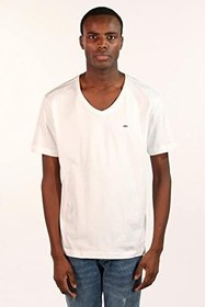 Resim Arma Erkek Giyim Kısa Kollu T-shirt Ar-ma Erkek V Yaka Tişört Basic Regular Fit %100 Pamuk Süprem Baskısız Y22364400101 Lacivert-l1 