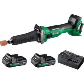 Resim Hikoki GP18DA-2.0 18V/2.0AH 6 mm Kömürsüz Akülü Kalıpçı Taşlama 