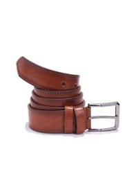 Resim Dagoster DMK26-354 Taba 4 CM Suni Deri Erkek Kemer Taba 