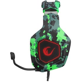Resim Rampage RM-K8 Crafting 7.1 Surround Rainbow Ledli Kulak Üstü Oyuncu Kulaklığı 