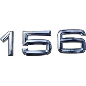 Resim Alfa Romeo 156 Krom Bagaj Yazı 