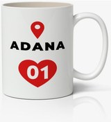 Resim Adana Baskılı Kupa Bardak Baskılı Kahve Kupa Bardak 