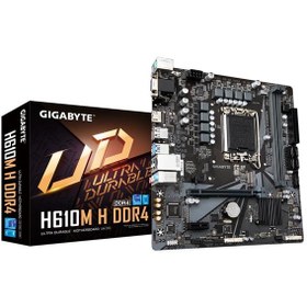 Resim Gigabyte H610M H V2 Ddr4 M2 Pcie Nvme Hdmi Pcie 16X V4.0 1700P Matx Anakart 