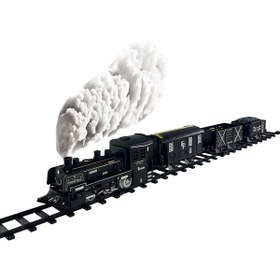 Resim Vardem Oyuncak Işıklı ve Sesli Buhar Çıkartan 15 Parça Tren Set - Standart / Standart 