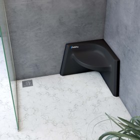 Resim Banyo Taburesi | Akrilik | Mod - 60x60 / Siyah 