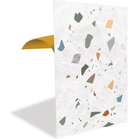 Resim Tink Kendinden Yapışkanlı Terrazzo Desenli Pvc Panel 41X62 cm (12 Adet) 3 M² 