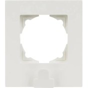 Resim Günsan Elektrik Eqona Pratik Notluk Çerçeve, Fildişi Beyazı 