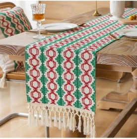 Resim Noel Havlusu Nakış Masa Bayrağı For 33x91cm Noel Ağı Diğer For 33x122cm For 33x153cm For 33x183cm For 33x224cm For 33x273cm 