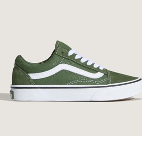 Resim Vans VN000D2VZ3R1-Old Skool Yeşil Süet + Deri Kadın Lifestyle Ayakkabı 