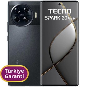 Resim Tecno Spark 20 Pro Plus TR Garanti | 256 GB 8 GB Siyah 