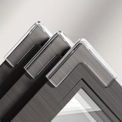 Resim 3 adet Silikon Pencere ve Köşe Koruyucuları - Parlatılmış Metalik Bitiş, Şeffaf Tasarım Dikişsiz Ev Dekoru, Dolap, Masa, Ocak Kapağı Kenar Koruma - Dayanıklı Çizilmeye ve Darbelere Dayanıklı, PVC'siz, Zarif Mobilya Koruma 