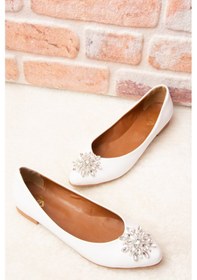 Resim Fox Shoes Beyaz Kadın Babet H726511709 Beyaz 