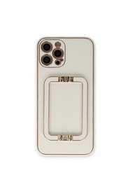 Resim artlab Art İphone 12 Pro Kılıf Coco Elit Kapak - Beyaz Lab 