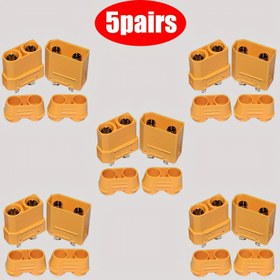 Resim 2/5 Çift Yüksek Kaliteli XT90H Erkek ve Dişi Fiş, RC Lipo Pil, Şarj Kablosu ve Drone için Uygun 