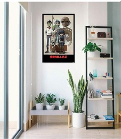 Resim Gorillaz Rock Müzik Duvar Posteri - Çerçevesiz - 30 X 40 