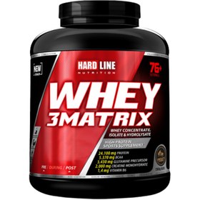 Resim HARDLINE Whey 3Matrix Çikolata 2300g 