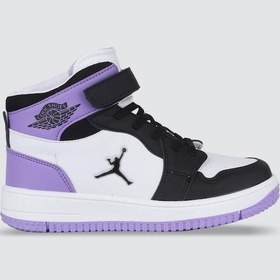 Resim Cool Haykat Cırtlı Basketbol Çocuk Spor Ayakkabı Mor 