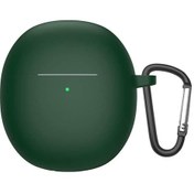 Resim Microsonic Vivo Tws Air Mat Silikon Kılıf Koyu Yeşil 