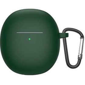 Resim Microsonic Vivo Tws Air Mat Silikon Kılıf Koyu Yeşil 