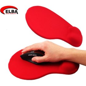 Resim Elba K06152 Bileklikli Jel Mouse Pad Kırmızı 