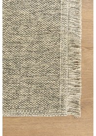 Resim Ocean Home Textile Yıkanabilir Saçaklı Buklet Gri Renk Halı Kilim160 X 230 Cm 