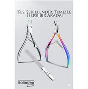 Resim Skygo 3’lü Paslanmaz Manikür Seti – Tırnak Makası, Et Pens, Kavisli Makas | Evde Profesyonel Bakım 