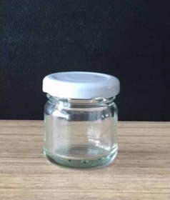 Resim 40 Cc Cam Kavanoz - 10 Adet - Beyaz Kapak. Mutfak. 