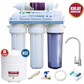 Resim Piksel Aqua 5 Aşamalı Pompasız Açık Kasa Su Arıtma Cihazı 