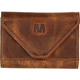 Resim Mft Leather Hakiki Deri Kadın Akordiyon Cüzdan Mia 2190 Crazy Taba 