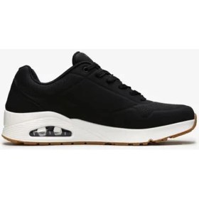 Resim Skechers Uno - Stand On Air Siyah Erkek Spor Ayakkabı 52458 BLK | Orijinal 