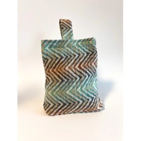 Resim Buntera Home Yün Zigzag Desenli Kapı Ağırlığı // Kapı Stoperi 