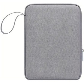 Resim Gaojunshop01 Gri 12.9 Inç iPad Uyumlu 10.9 12.9 Çok Bölmeli Süet Dizüstü Çantası Aksesuar Organizer Diğer 