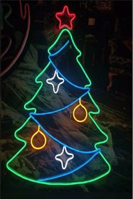Resim Extremmotif Yılbaşı Ağacı Neon Led,Dekorasyon,Tabela.Çam Ağacı 
